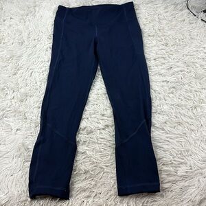 Lululemon Pace Rival Crop *Full-On Luxtreme 22" True Navy